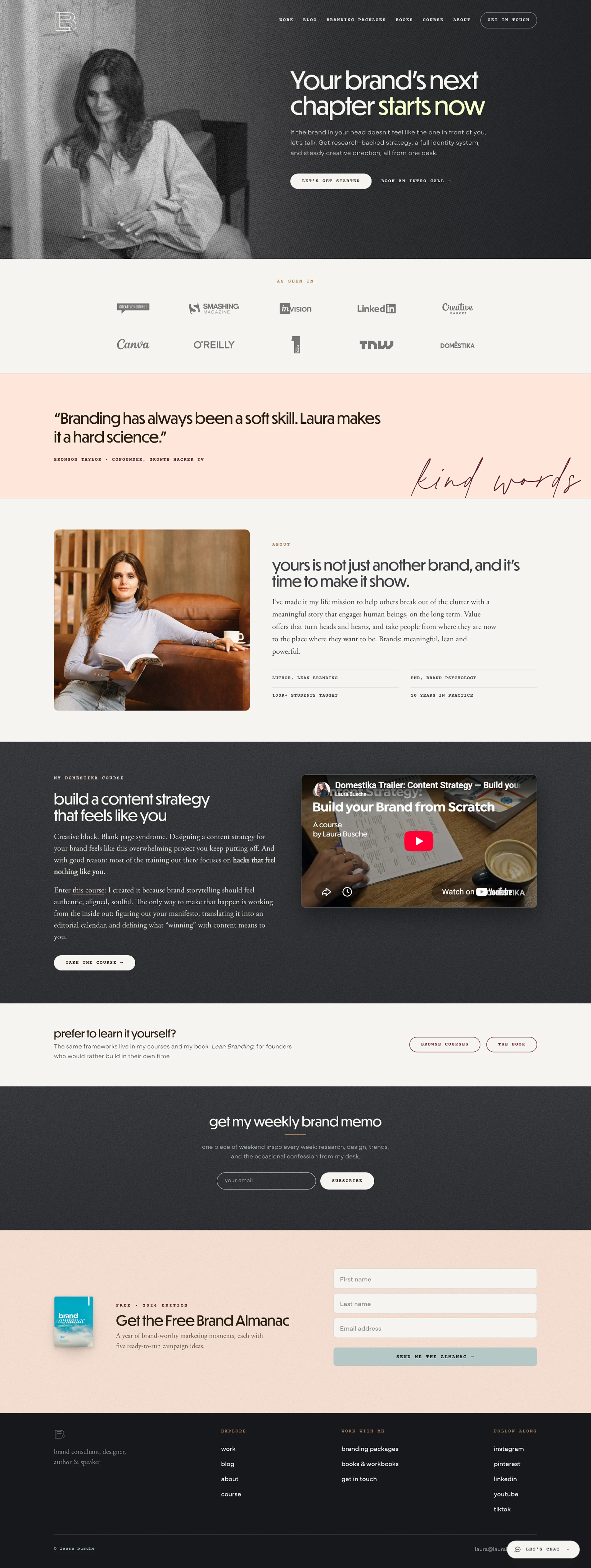 Laura Busche website