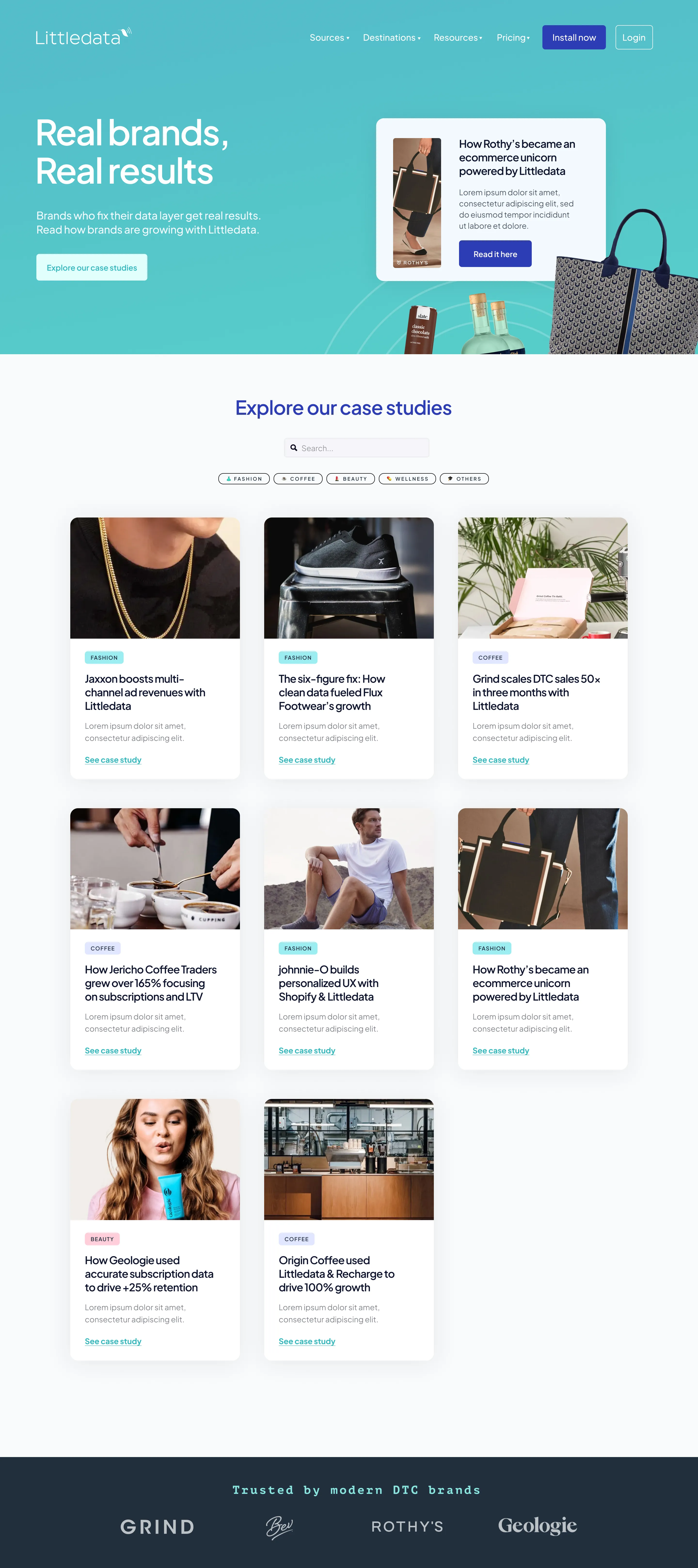 Littledata homepage