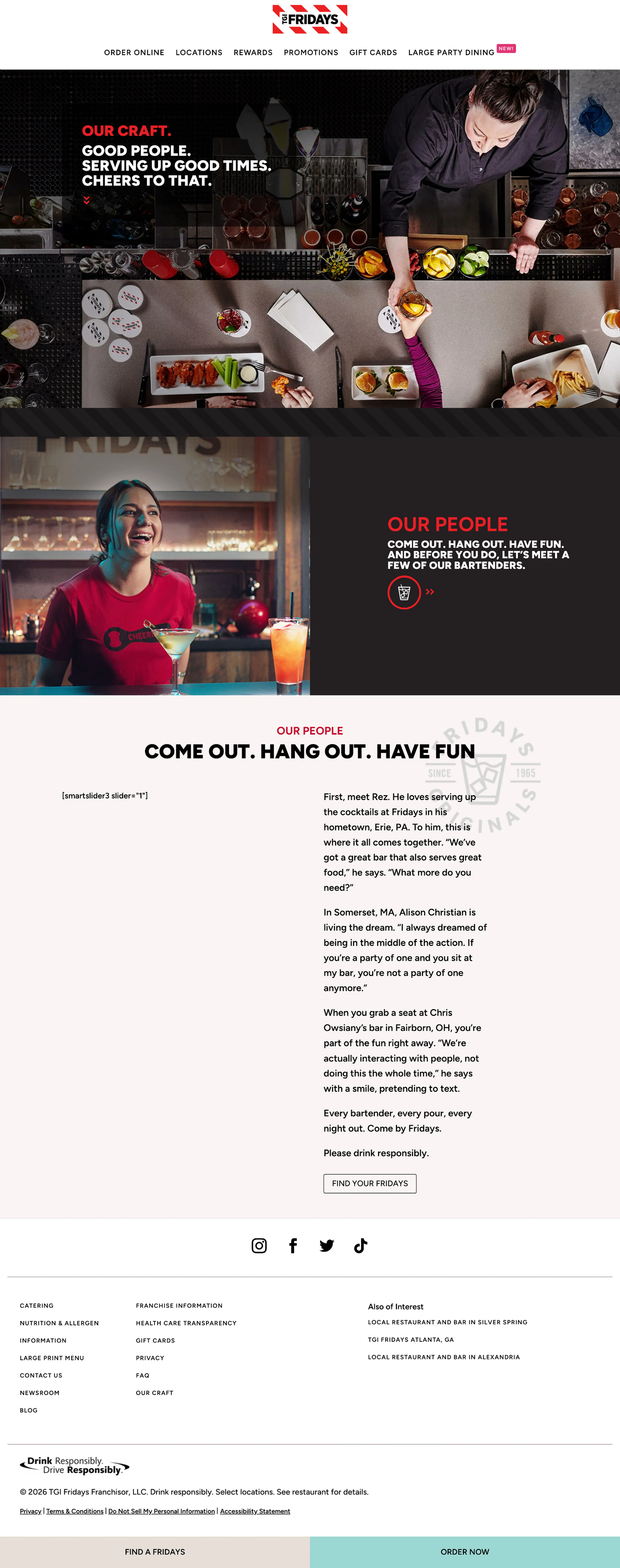 Full TGI Fridays page